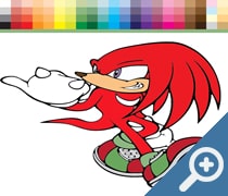 Coloring book for Sonic скриншот, screen