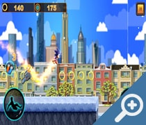 Subway Sonic Jump Run скриншот, screen