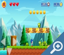 Super Adventure of Sonic скриншот, screen
