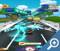 Super Shadow Sonic Surf скриншот, screen