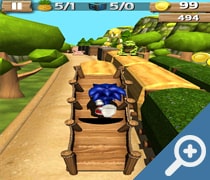 Super Sonic Jungle Adventure Run скриншот, screen